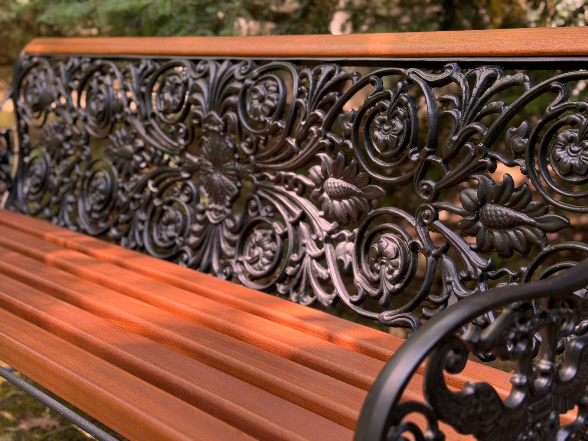 Parkbank Flora – 3-Sitzer – Schinkel