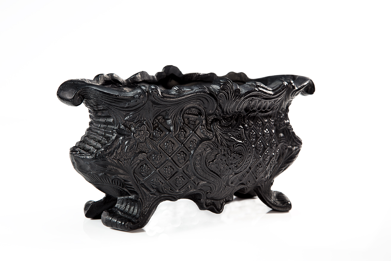 Pflanzschale oval, Eisen Pflanzschale oval, Eisen