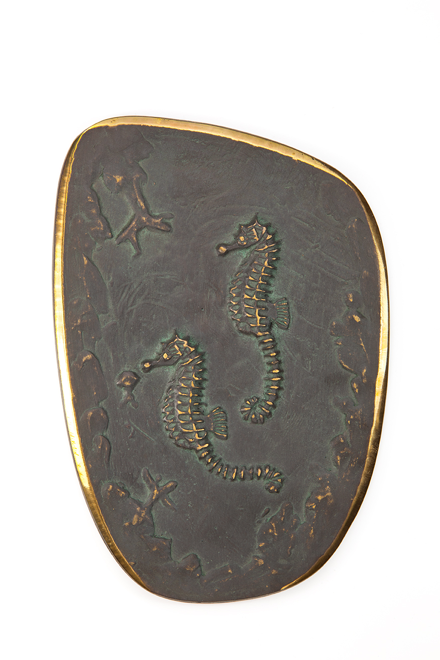 Wandteller "Seepferdchen" Wandteller "Seepferdchen"